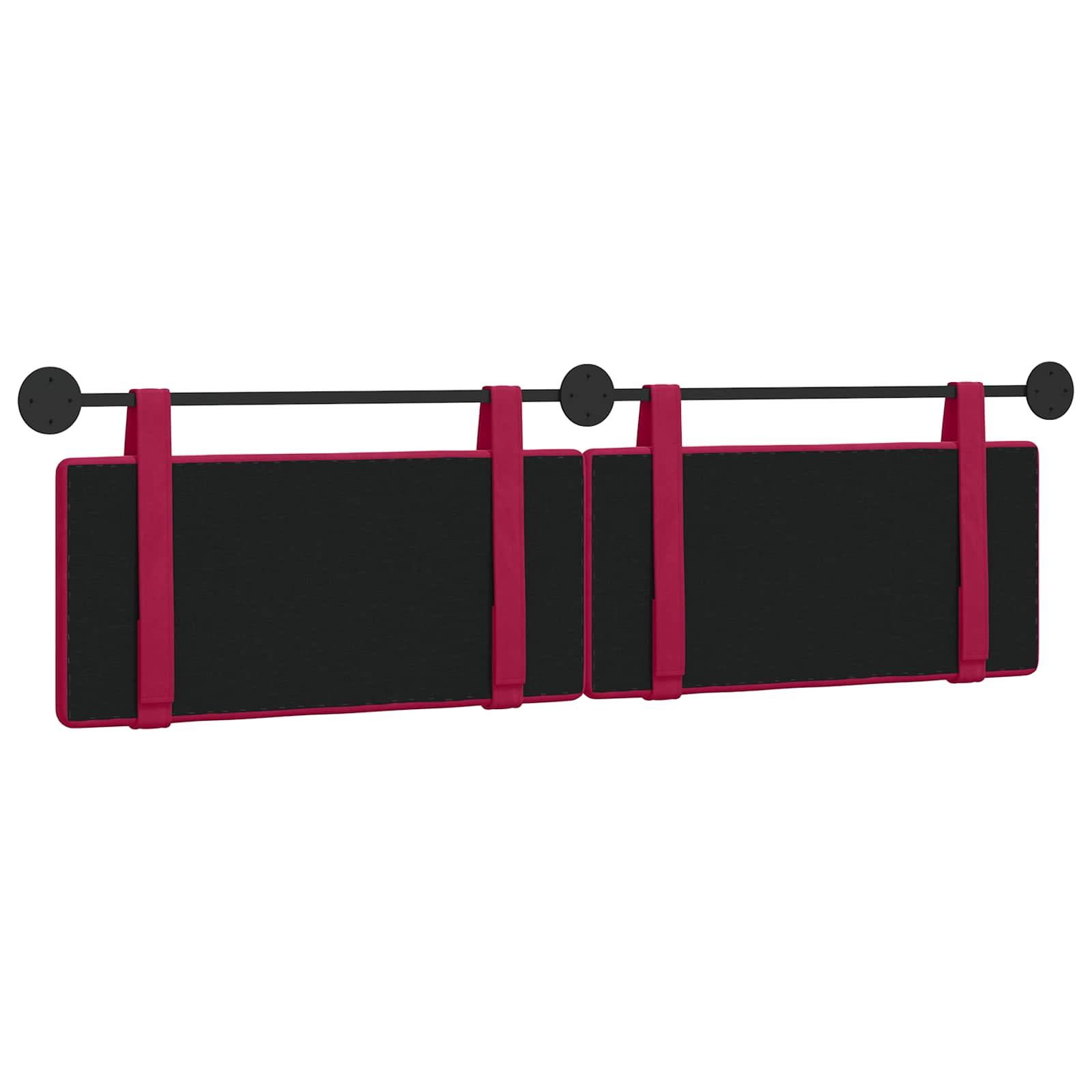 Hangend Hoofdeinde Wijnrood 170 x 55 x 5 cm Fluweel