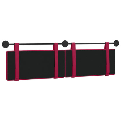 Hangend Hoofdeinde Wijnrood 170 x 55 x 5 cm Fluweel