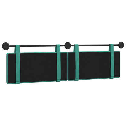 Hangend Hoofdeinde Turquoise 170 x 55 x 5 cm Fluweel
