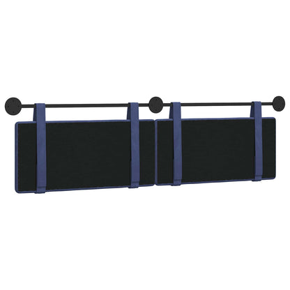 Hangend Hoofdeinde Politieblauw 170 x 55 x 5 cm Fluweel
