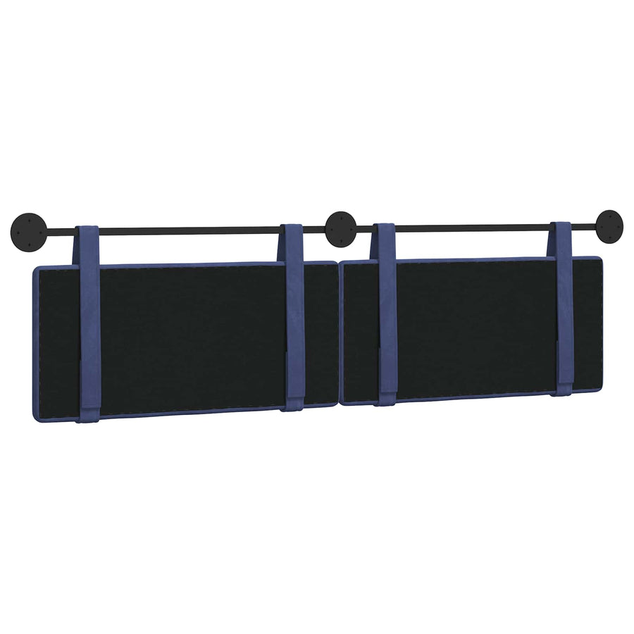 Hangend Hoofdeinde Politieblauw 170 x 55 x 5 cm Fluweel