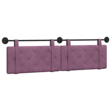 Hangend Hoofdeinde Wandgemonteerd Paars 170 x 55 x 5 cm Fluweel
