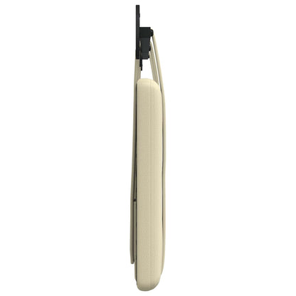 Hangend Hoofdeinde Crème 170 x 55 x 5 cm Nep Leer