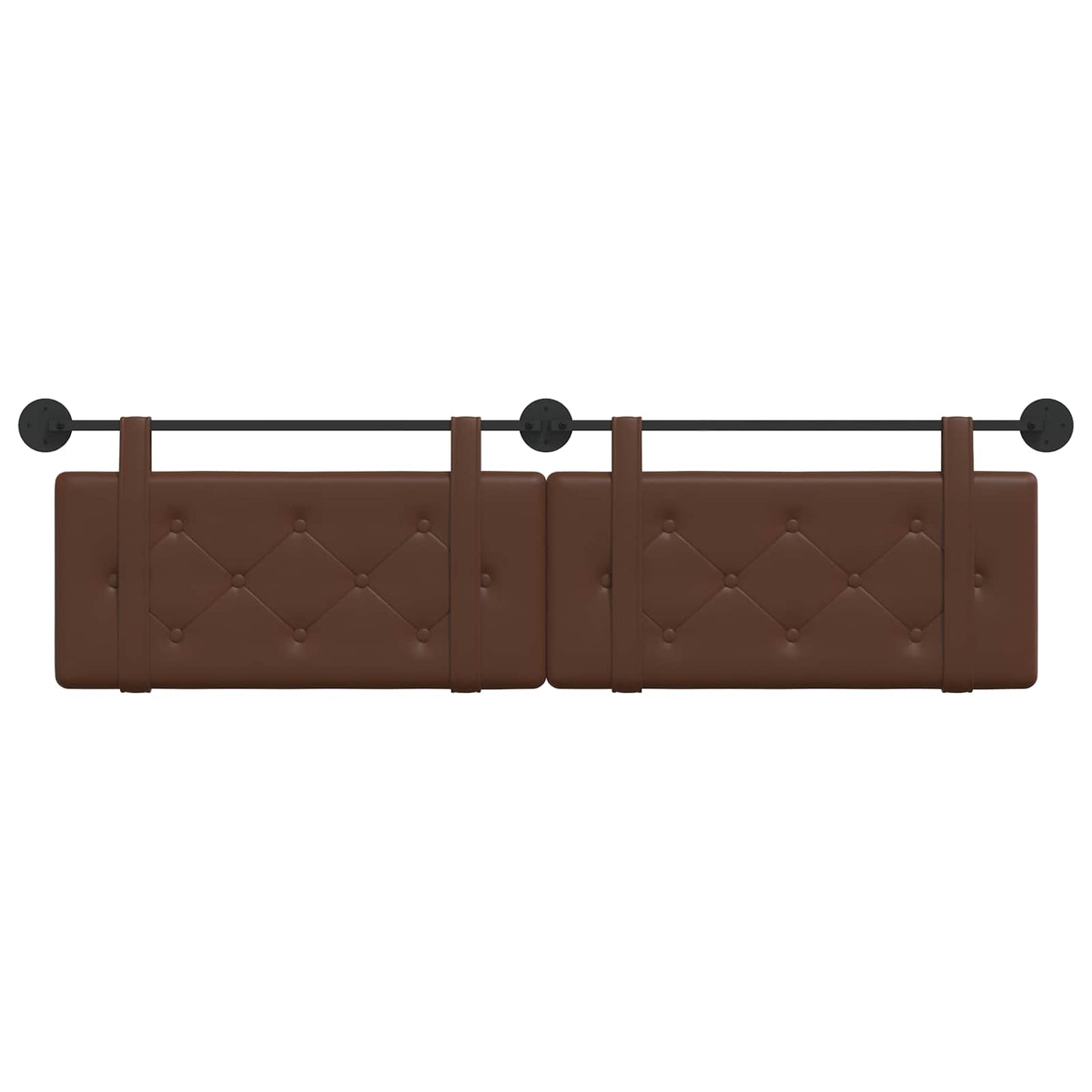 Hangend Hoofdeinde Bruin 170 x 55 x 5 cm Nep Leer