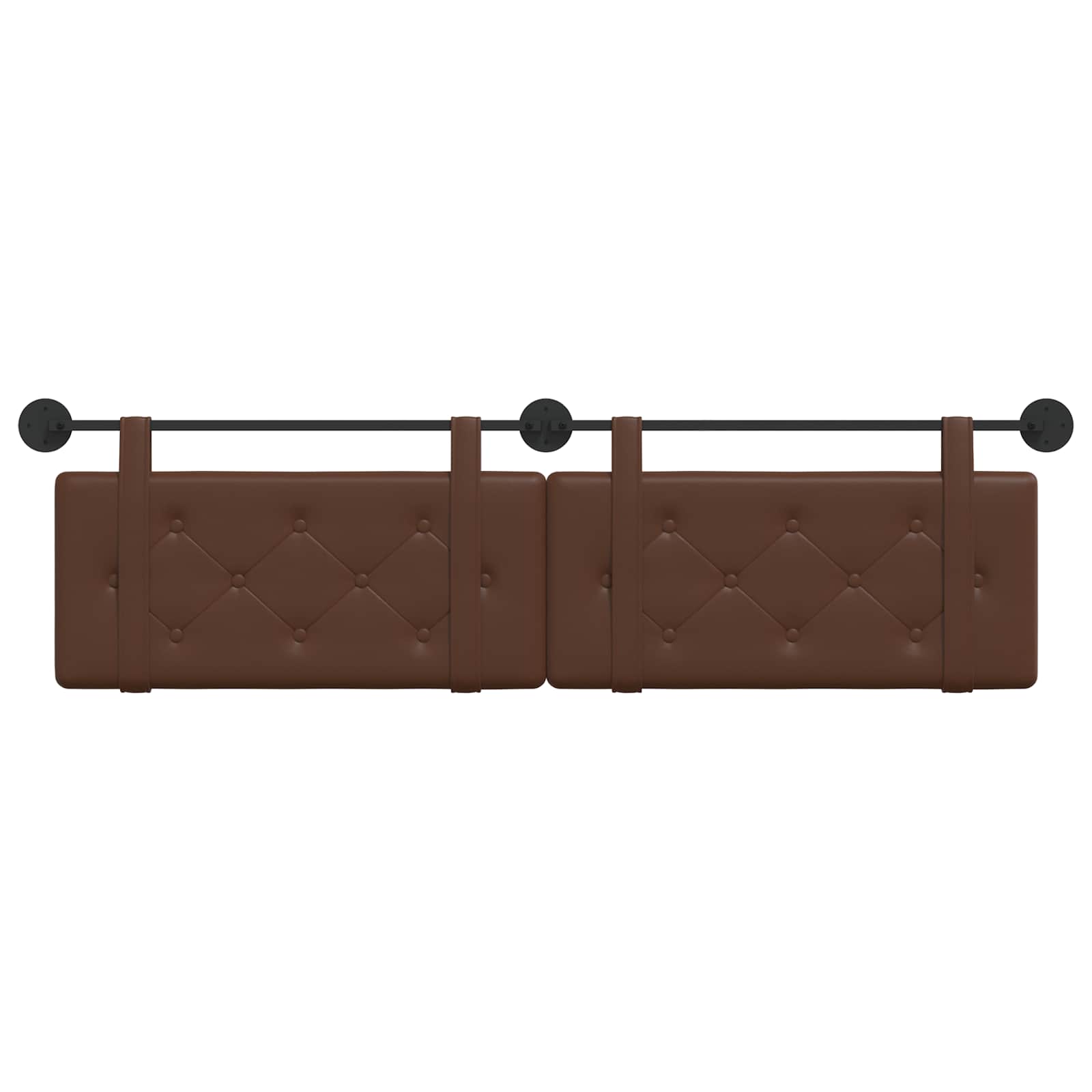 Hangend Hoofdeinde Bruin 170 x 55 x 5 cm Nep Leer