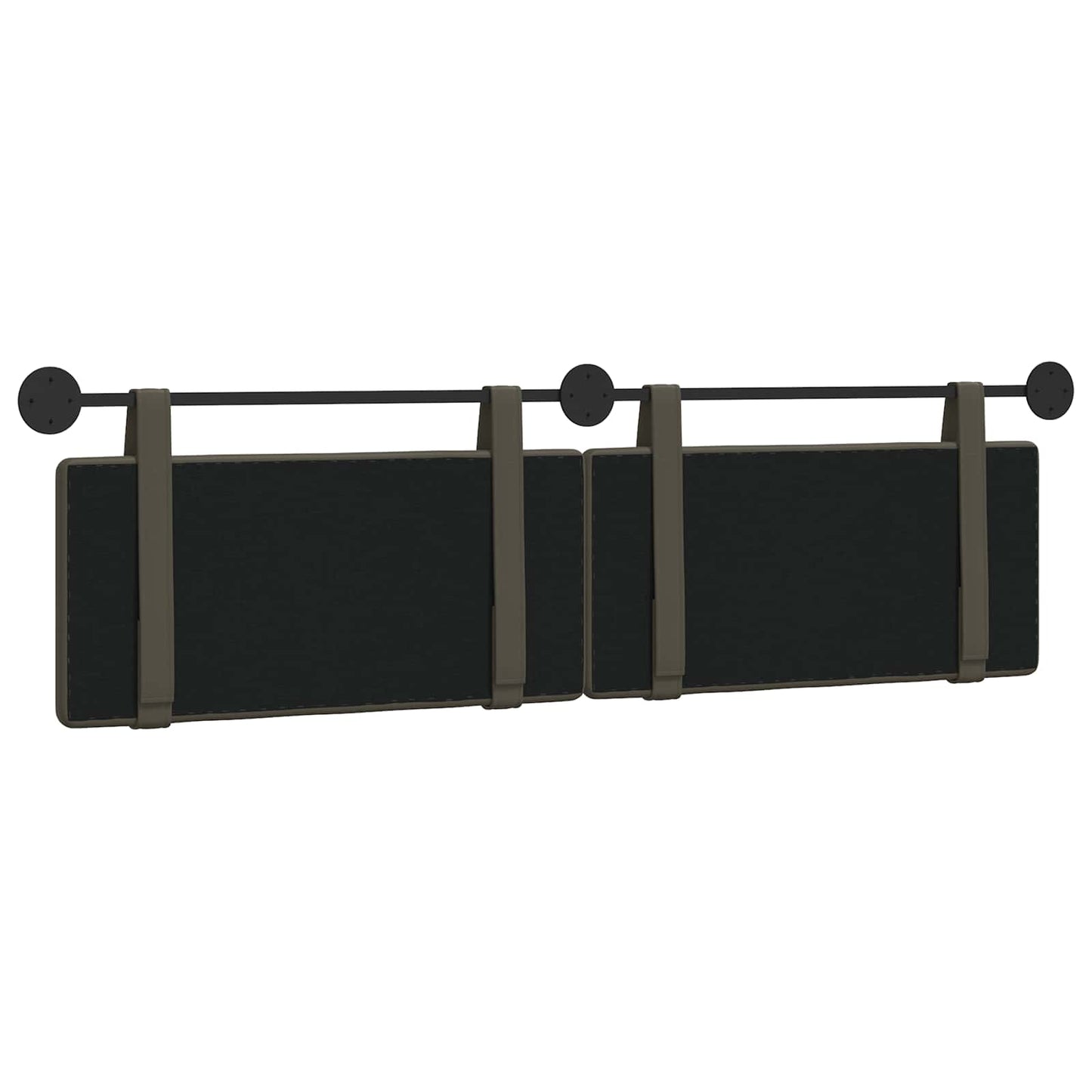 Hangend Hoofdeinde Grijs 170 x 55 x 5 cm Nep Leer