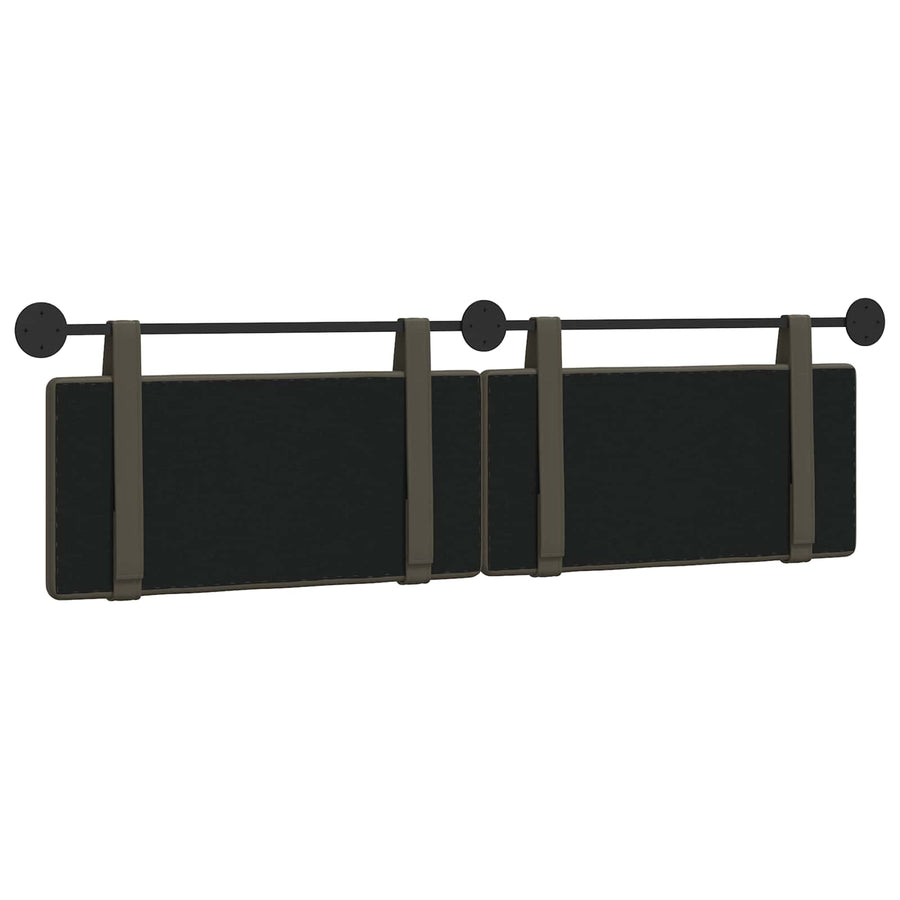 Hangend Hoofdeinde Grijs 170 x 55 x 5 cm Nep Leer