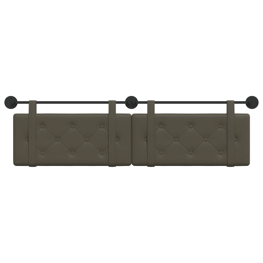 Hangend Hoofdeinde Grijs 170 x 55 x 5 cm Nep Leer