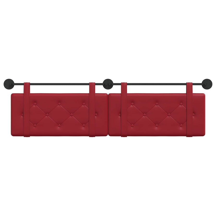 Hangend Hoofdeinde Wijnrood 170 x 55 x 5 cm Nep Leer