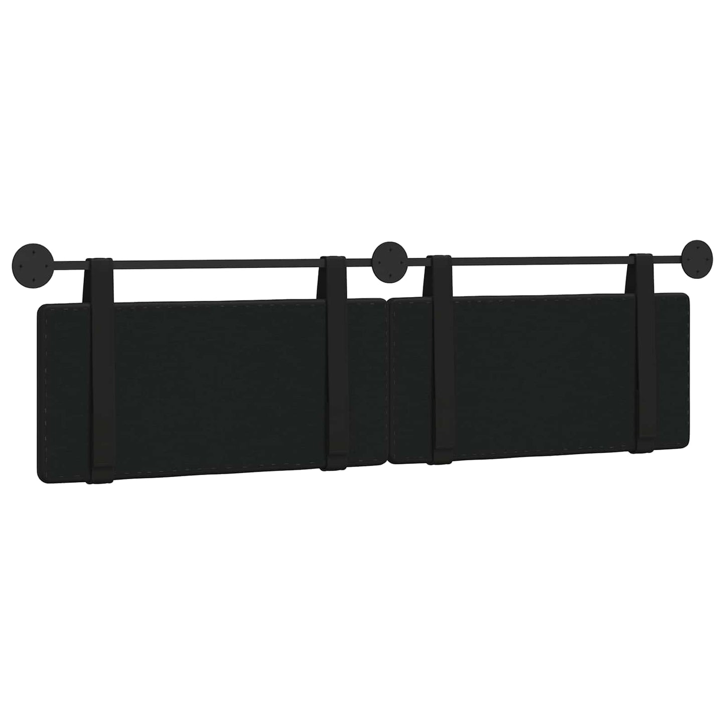 Hangend Hoofdeinde Zwart 170 x 55 x 5 cm Nep Leer