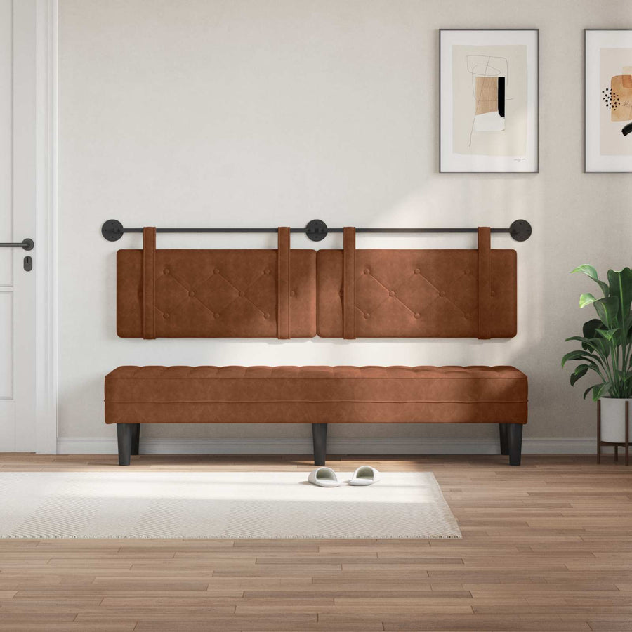 Hangend Hoofdeinde Bruin 170 x 55 x 5 cm Antiek PU