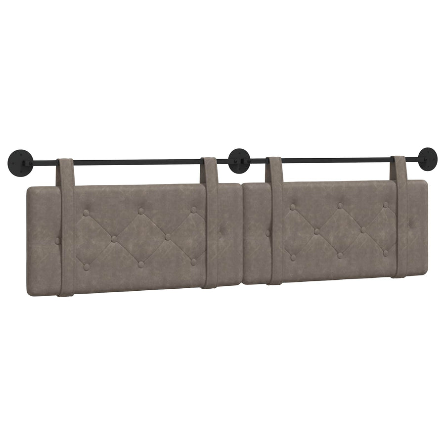 Hangend Hoofdeinde Grijs 170 x 55 x 5 cm Antiek PU