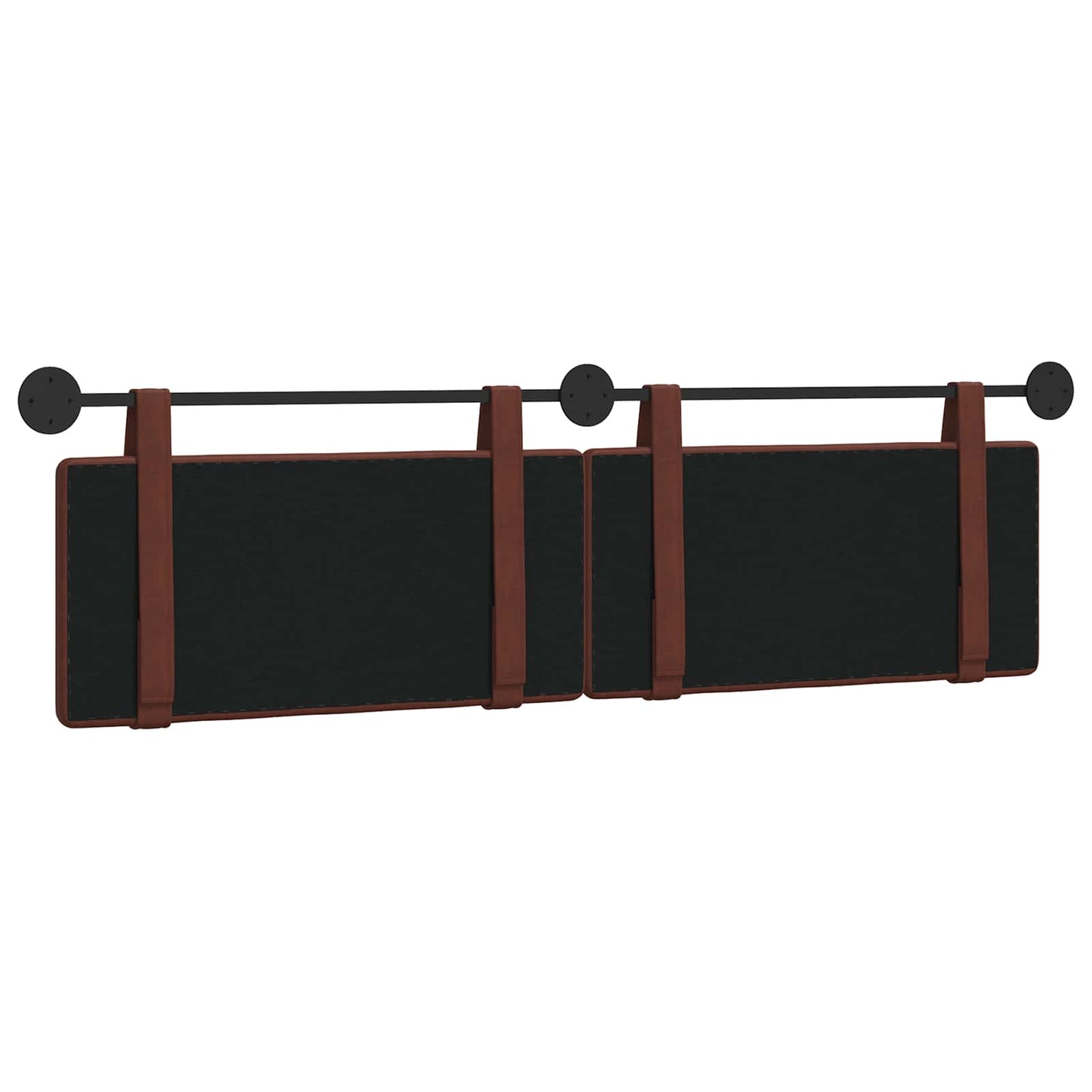 Hangend Hoofdeinde Glanzend Bruin 170 x 55 x 5 cm Antiek PU