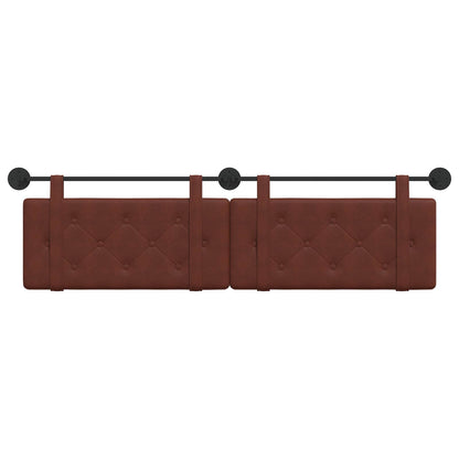 Hangend Hoofdeinde Glanzend Bruin 170 x 55 x 5 cm Antiek PU