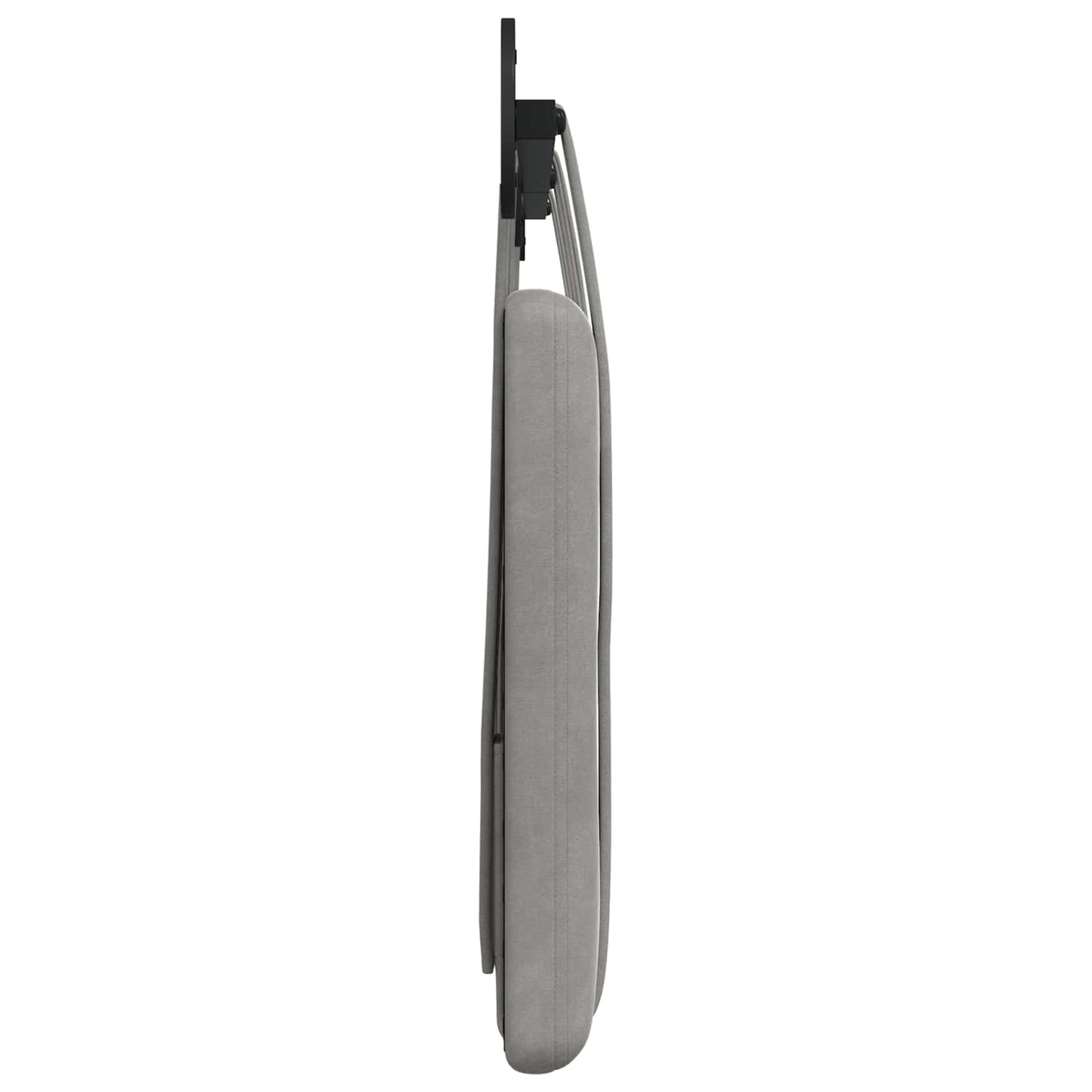 Hangend Hoofdeinde Lichtgrijs 190 x 55 x 7 cm Fluweel