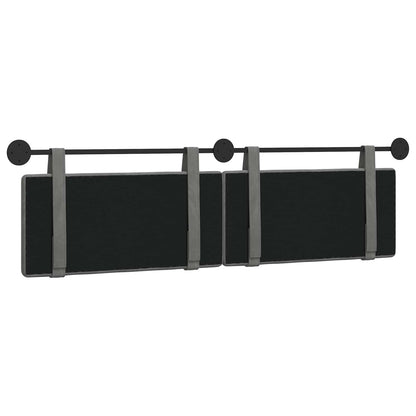 Hangend Hoofdeinde Donkergrijs 190 x 55 x 5 cm Fluweel