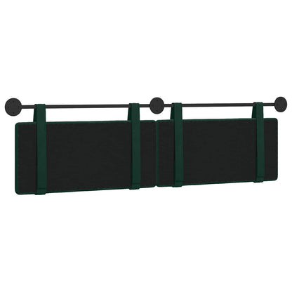 Hangend Hoofdeinde Donkergroen 190 x 55 x 5 cm Fluweel