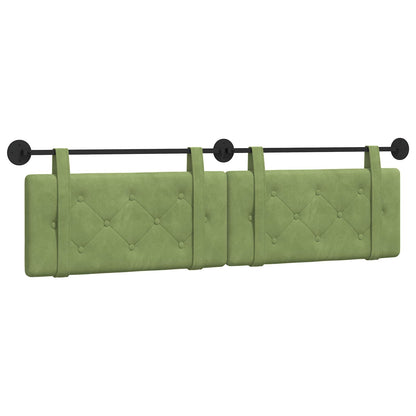Hangend Hoofdeinde Lichtgroen 190 x 55 x 5 cm Fluweel