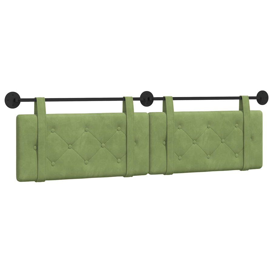 Hangend Hoofdeinde Lichtgroen 190 x 55 x 5 cm Fluweel