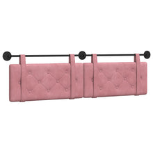 Hangend Hoofdeinde Wandgemonteerd Roze 190 x 55 x 5 cm Fluweel