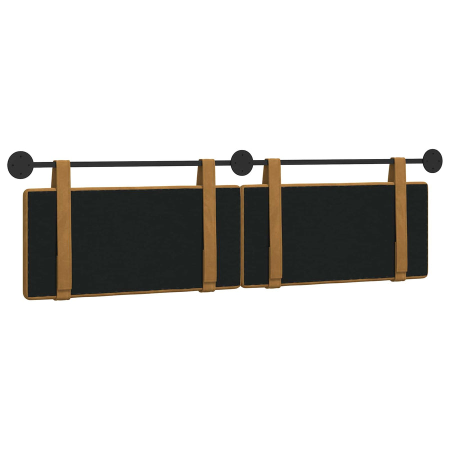 Hangend Hoofdeinde Wandgemonteerd Bruin 190 x 55 x 5 cm Fluweel