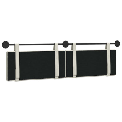 Hangend Hoofdeinde Wandgemonteerd Crème 190 x 55 x 5 cm Fluweel