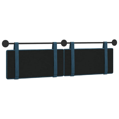 Hangend Hoofdeinde Wandgemonteerd Blauw 190 x 55 x 5 cm Fluweel