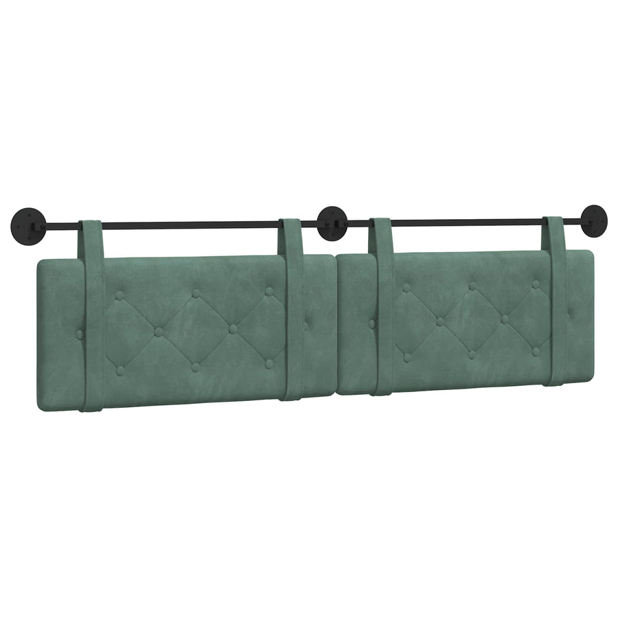 Hangend Hoofdeinde Zeegroen 190 x 55 x 5 cm Fluweel