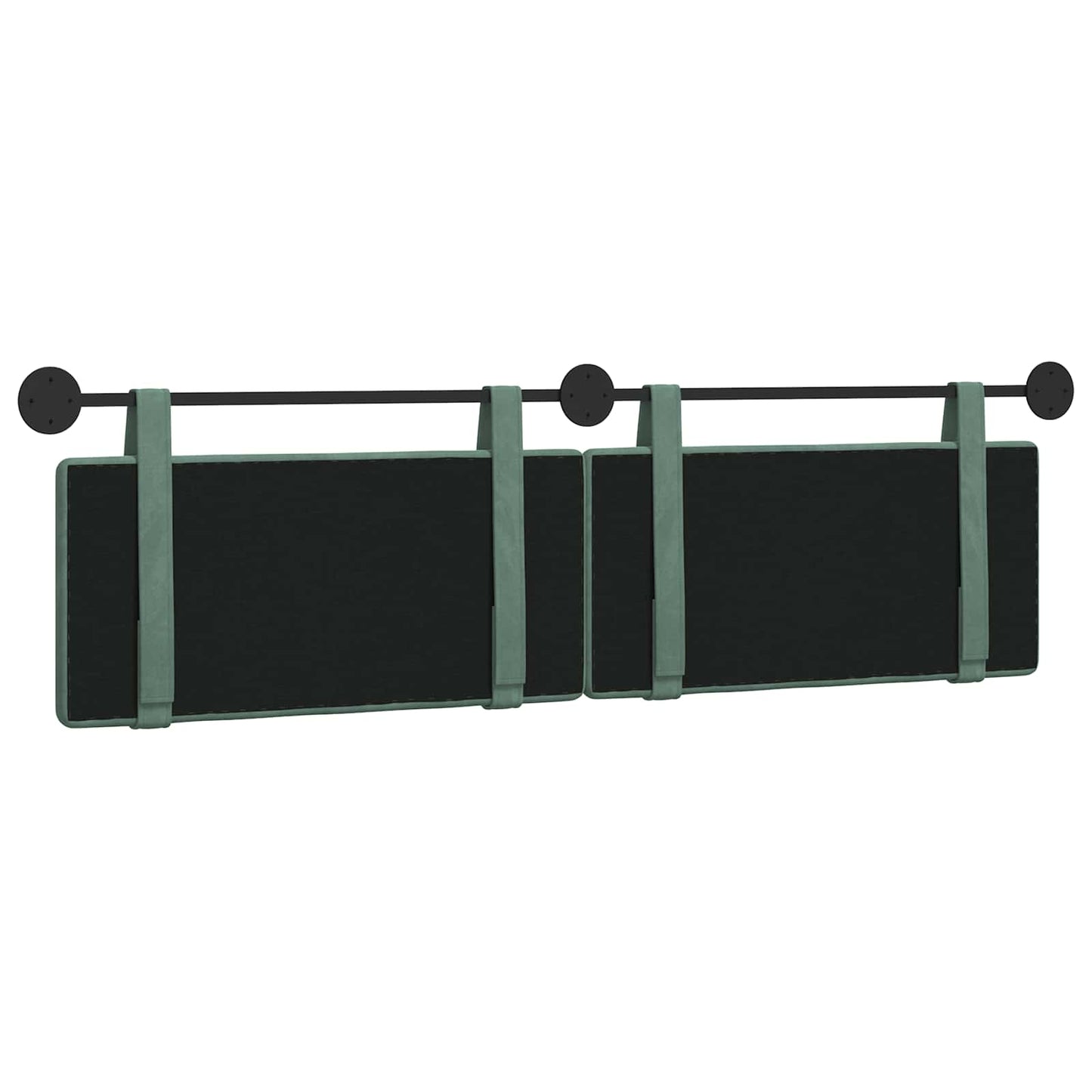Hangend Hoofdeinde Zeegroen 190 x 55 x 5 cm Fluweel