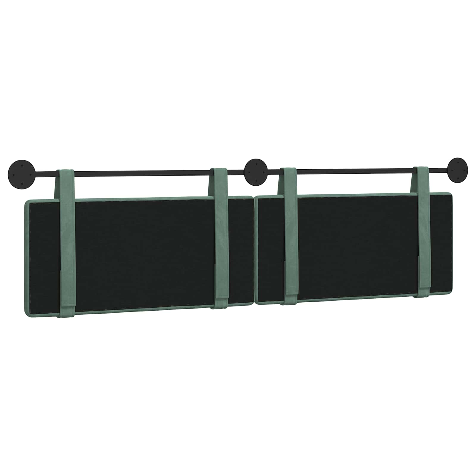 Hangend Hoofdeinde Zeegroen 190 x 55 x 5 cm Fluweel