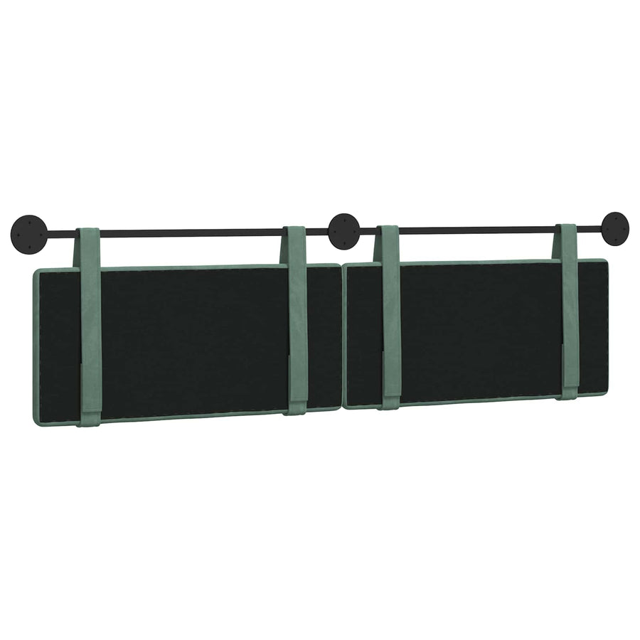 Hangend Hoofdeinde Zeegroen 190 x 55 x 5 cm Fluweel
