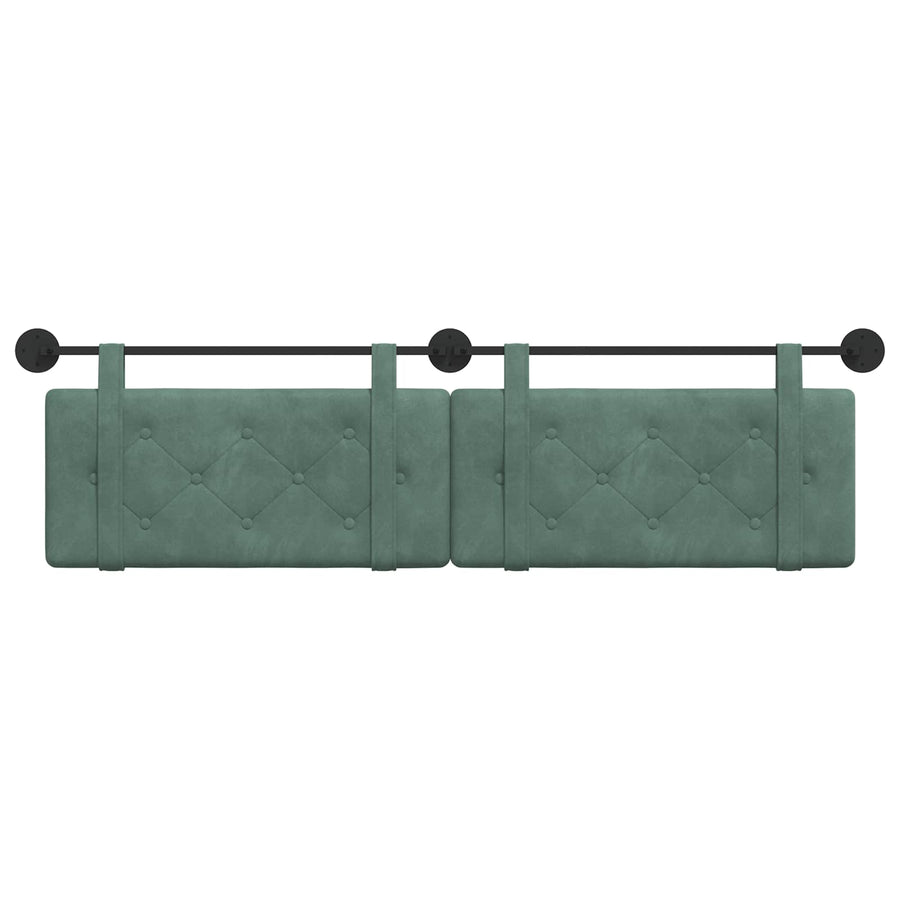 Hangend Hoofdeinde Zeegroen 190 x 55 x 5 cm Fluweel