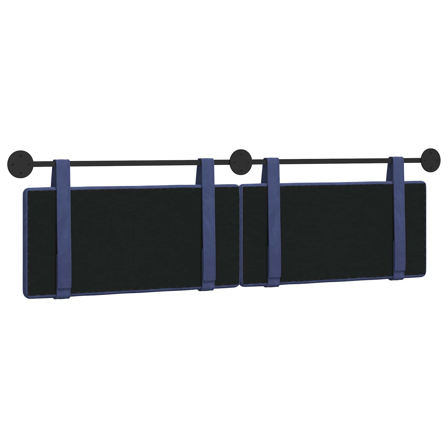 Hangend Hoofdeinde Politieblauw 190 x 55 x 5 cm Fluweel