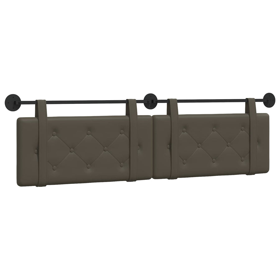 Hangend Hoofdeinde Grijs 190 x 55 x 5 cm Nep Leer
