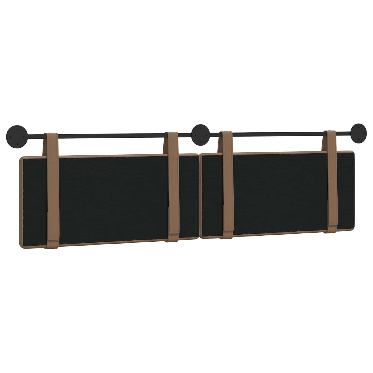 Hangend Hoofdeinde Cappuccino 190 x 55 x 5 cm Nep Leer