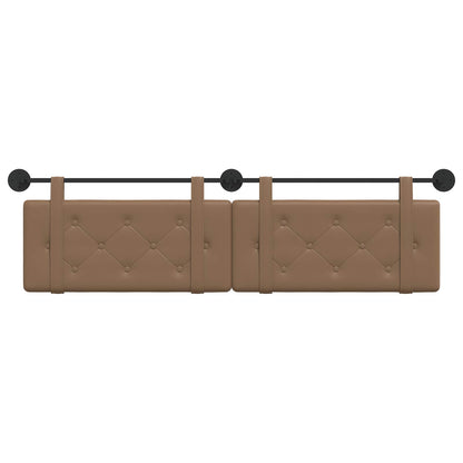 Hangend Hoofdeinde Cappuccino 190 x 55 x 5 cm Nep Leer