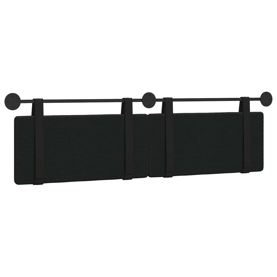 Hangend Hoofdeinde Zwart 190 x 55 x 5 cm Nep Leer