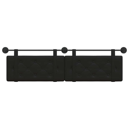 Hangend Hoofdeinde Zwart 190 x 55 x 5 cm Nep Leer