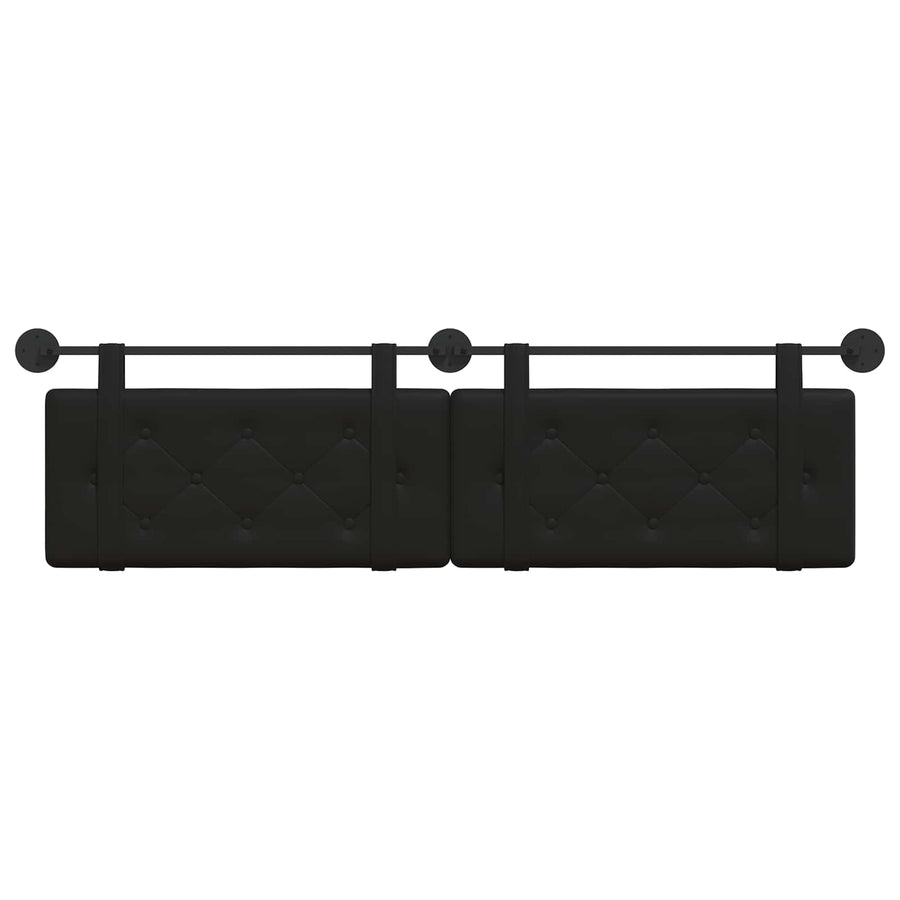 Hangend Hoofdeinde Zwart 190 x 55 x 5 cm Nep Leer