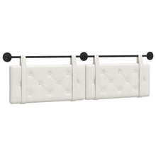 Hangend Hoofdeinde Wandgemonteerd Wit 190 x 55 x 5 cm Nep Leer