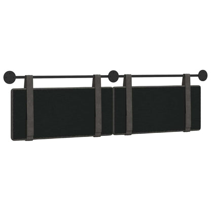 Hangend Hoofdeinde Zwart 190 x 55 x 5 cm Antiek PU