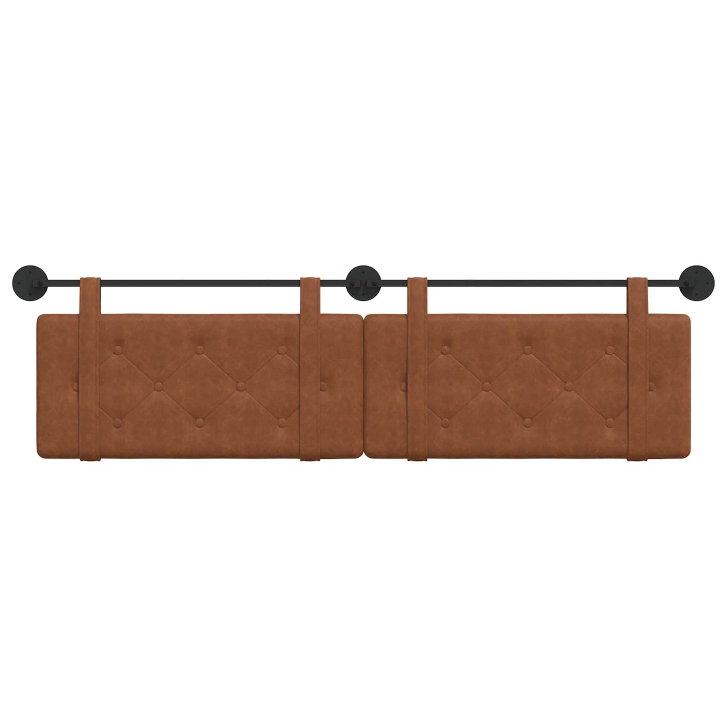 Hangend Hoofdeinde Bruin 190 x 55 x 5 cm Antiek PU