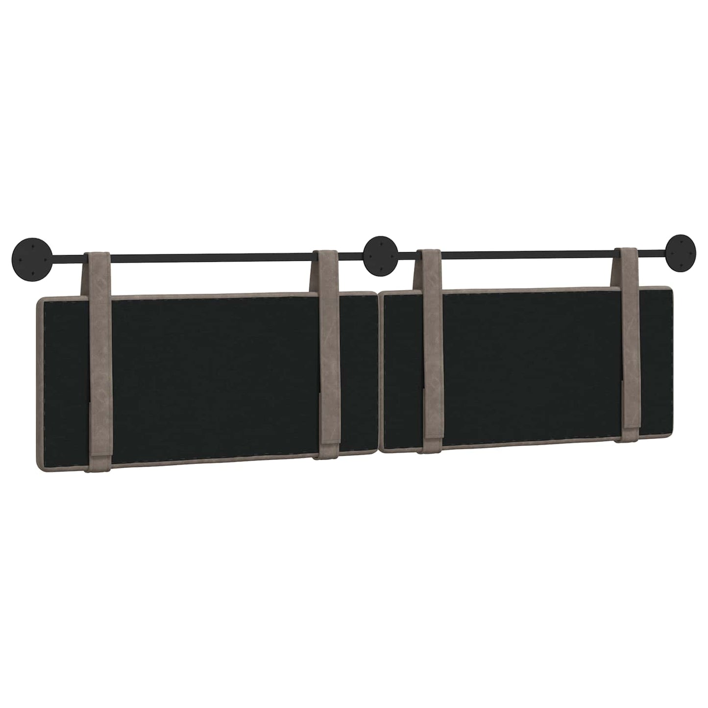 Hangend Hoofdeinde Grijs 190 x 55 x 5 cm Antiek PU
