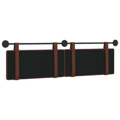 Hangend Hoofdeinde Glanzend Bruin 190 x 55 x 5 cm Antiek PU