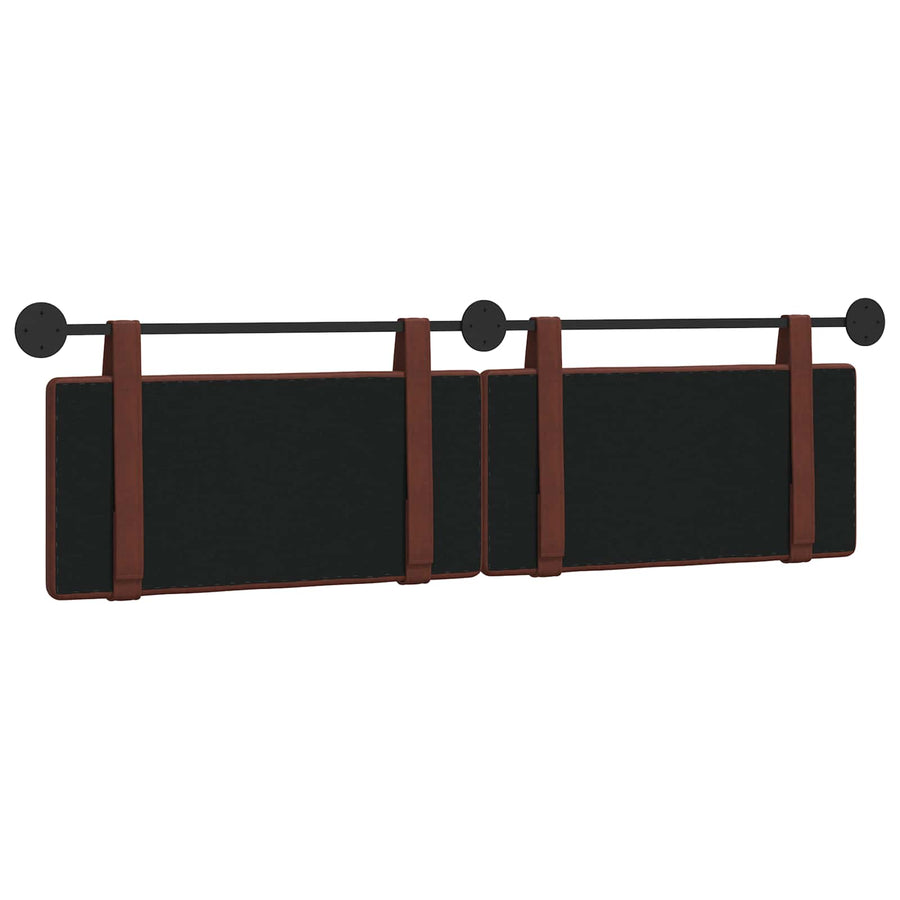 Hangend Hoofdeinde Glanzend Bruin 190 x 55 x 5 cm Antiek PU