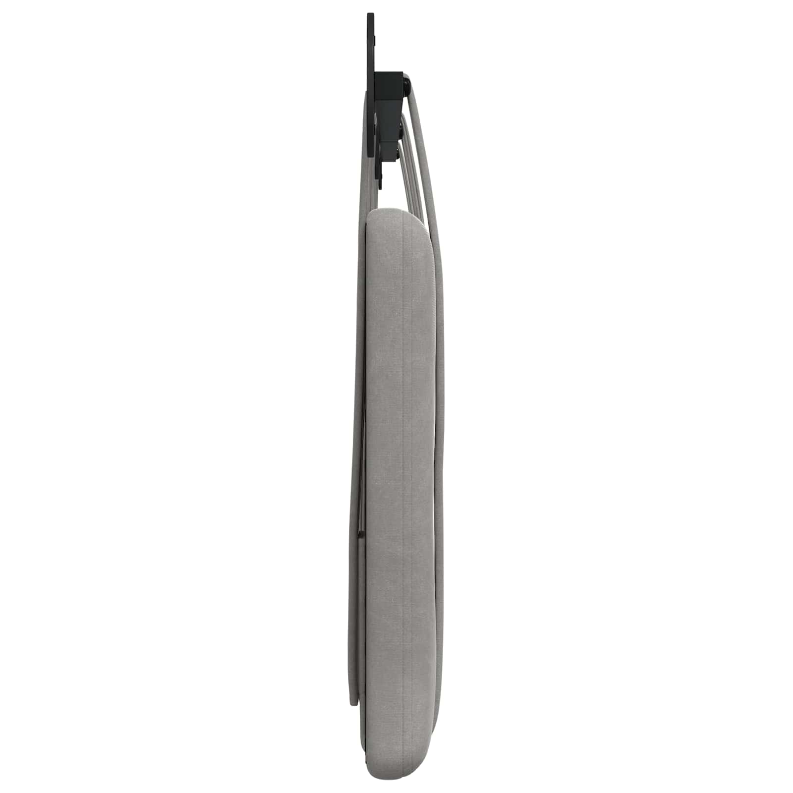 Hangend Hoofdeinde Lichtgrijs 210 x 55 x 5 cm Fluweel