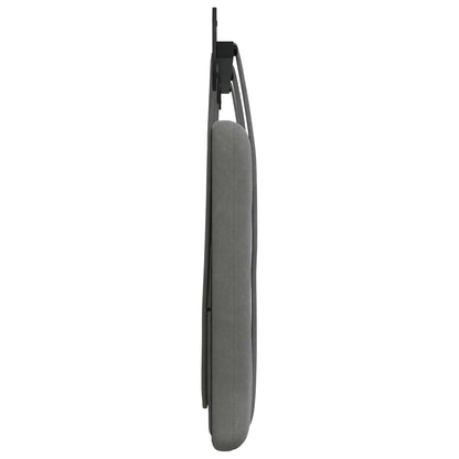 Hangend Hoofdeinde Donkergrijs 210 x 55 x 5 cm Fluweel
