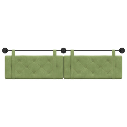 Hangend Hoofdeinde Lichtgroen 210 x 55 x 5 cm Fluweel