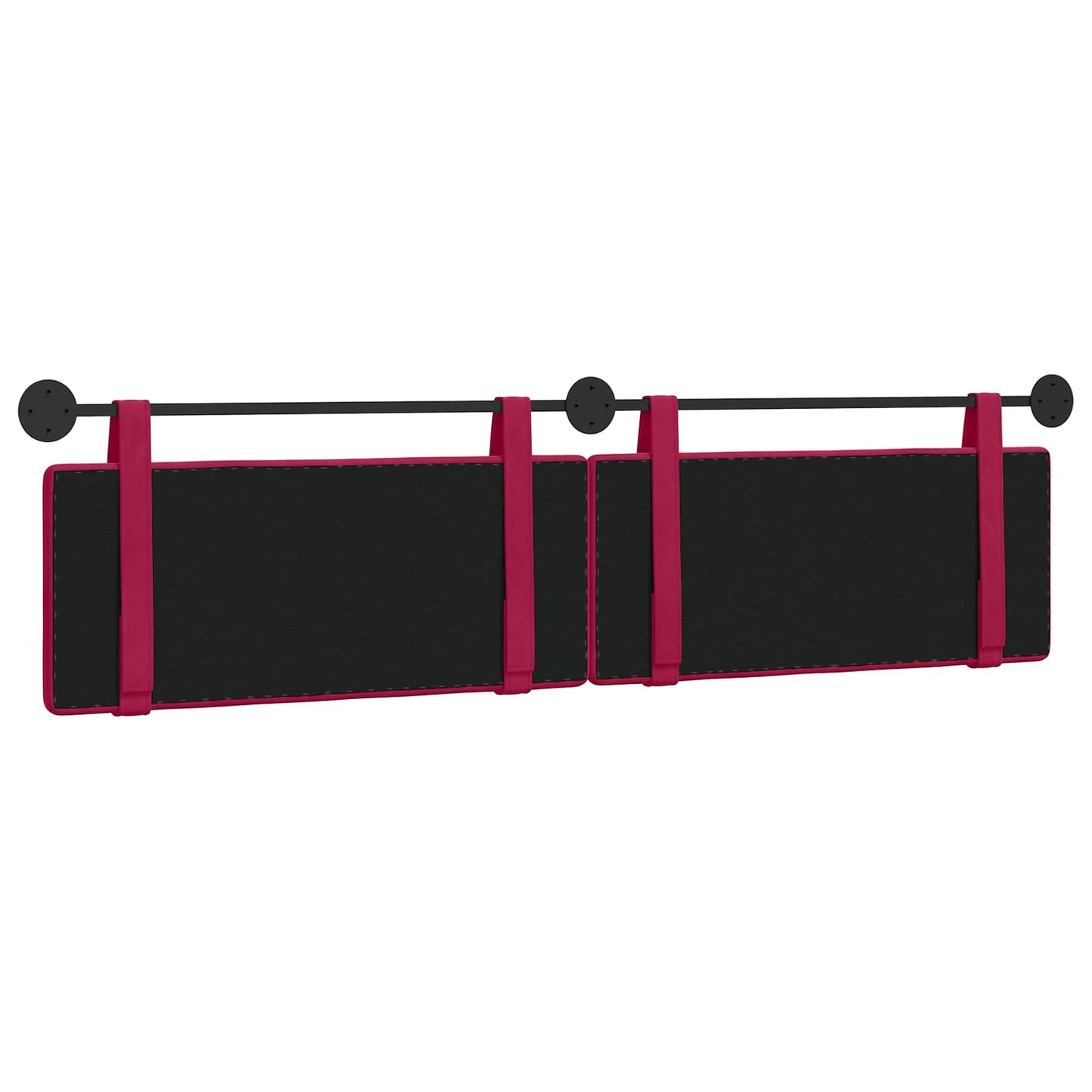 Hangend Hoofdeinde Wijnrood 210 x 55 x 5 cm Fluweel