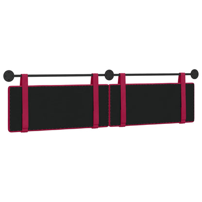 Hangend Hoofdeinde Wijnrood 210 x 55 x 5 cm Fluweel